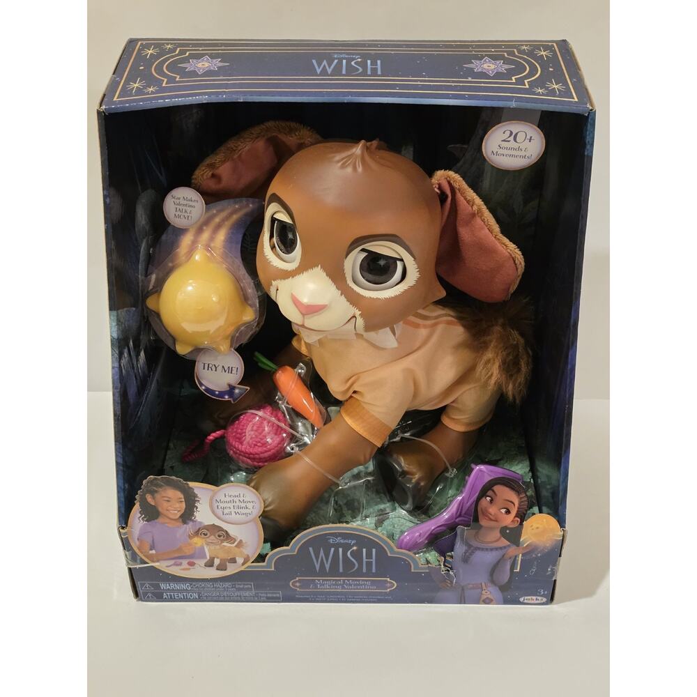 Disney 100 Wish Magical Moving & Talking Valentino Large Doll – Brand New in Box